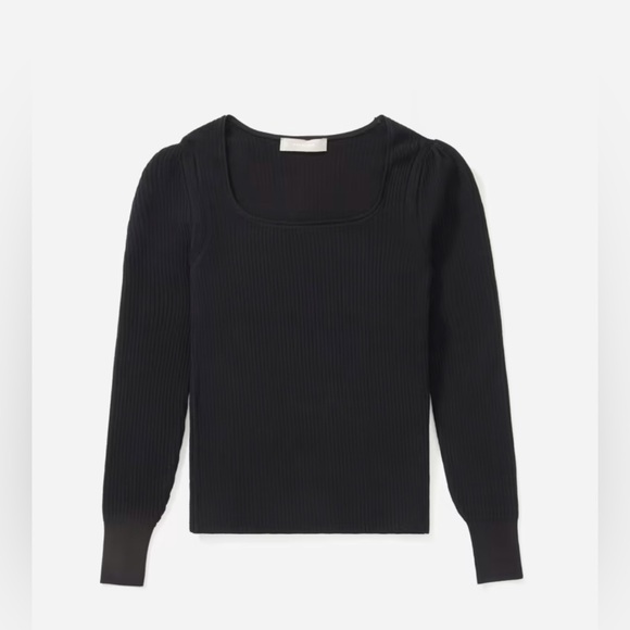 Everlane square neck knit top - Picture 2 of 5